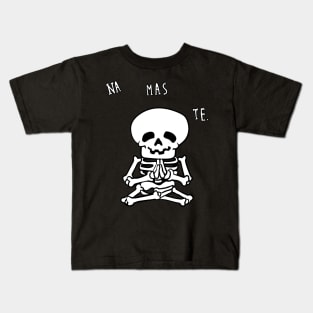 NAMASTE Skeleton Kids T-Shirt